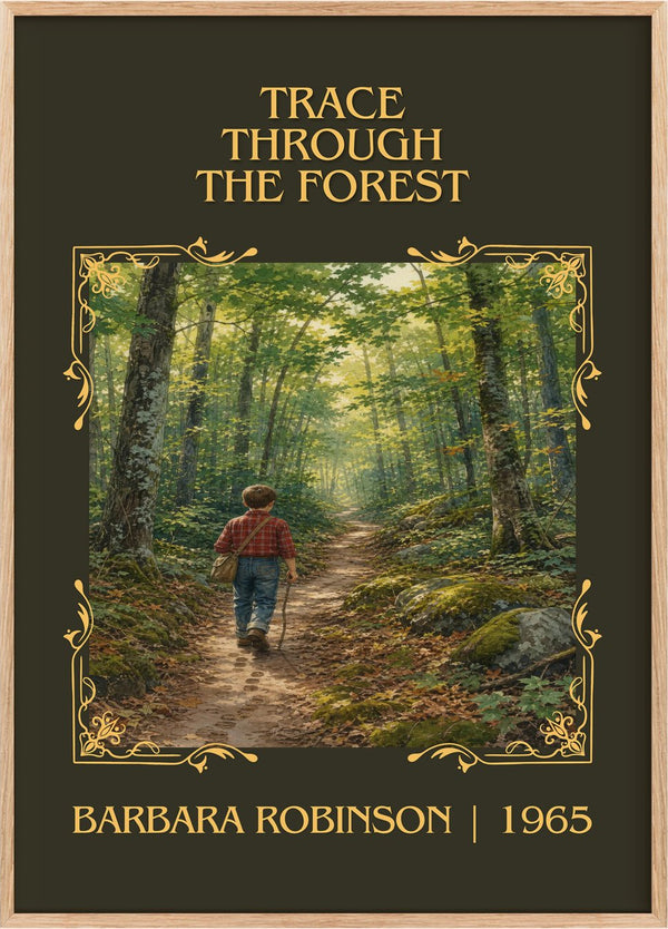 Trace Through The Forest Classic Book Art Print by Barbara Robinson