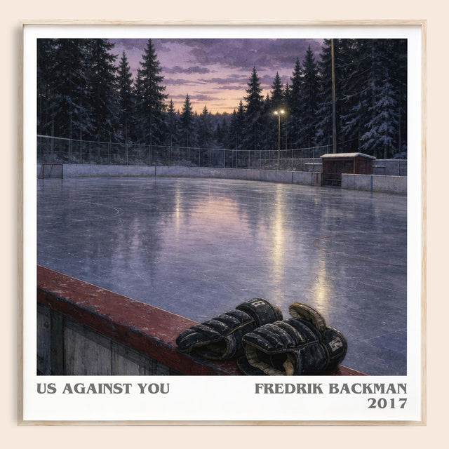 Us Against You Literary Art Print by Fredrik Backman