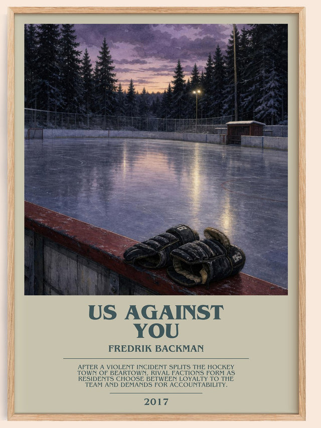 Us Against You Bookish Wall Art by Fredrik Backman