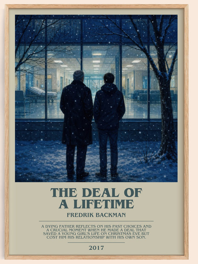 The Deal Of A Lifetime Bookish Wall Art by Fredrik Backman