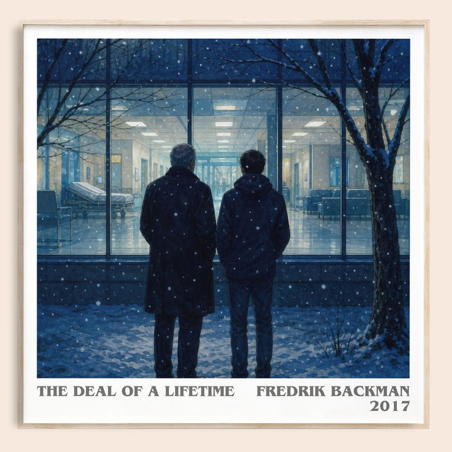 The Deal Of A Lifetime Literary Art Print by Fredrik Backman