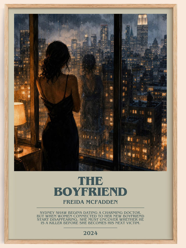 The Boyfriend Bookish Wall Art by Freida Mcfadden