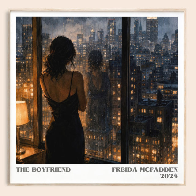 The Boyfriend Literary Art Print by Freida Mcfadden