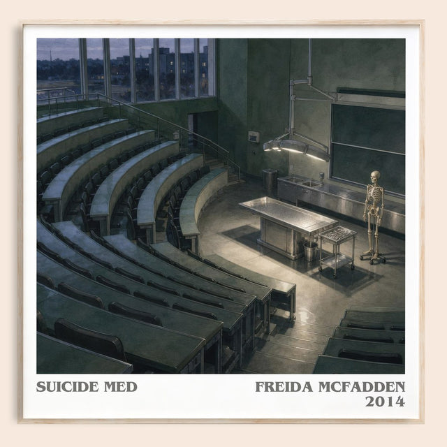 Suicide Med Literary Art Print by Freida Mcfadden