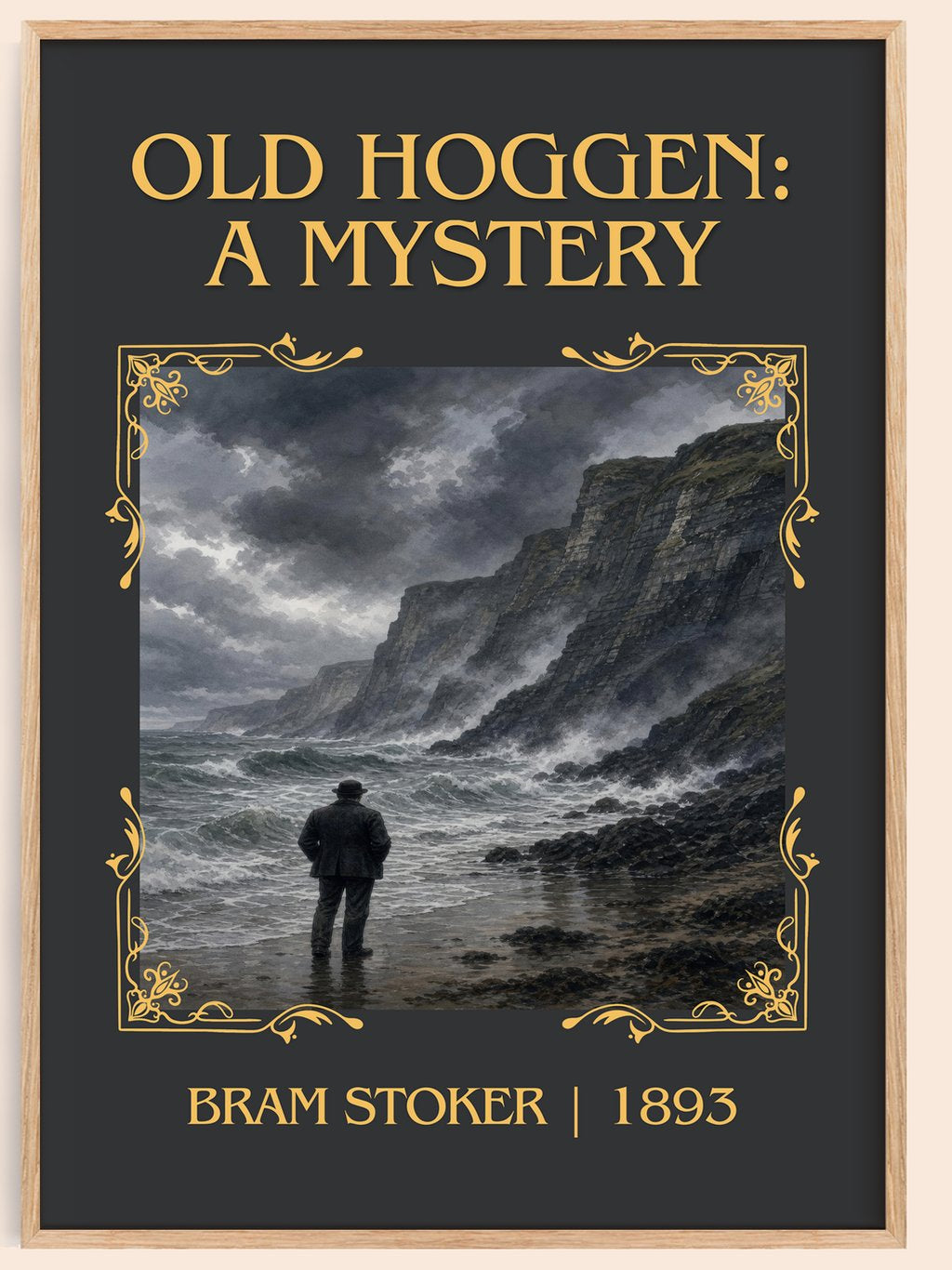 Old Hoggen: A Mystery Classic Book Art Print by Bram Stoker – book poster