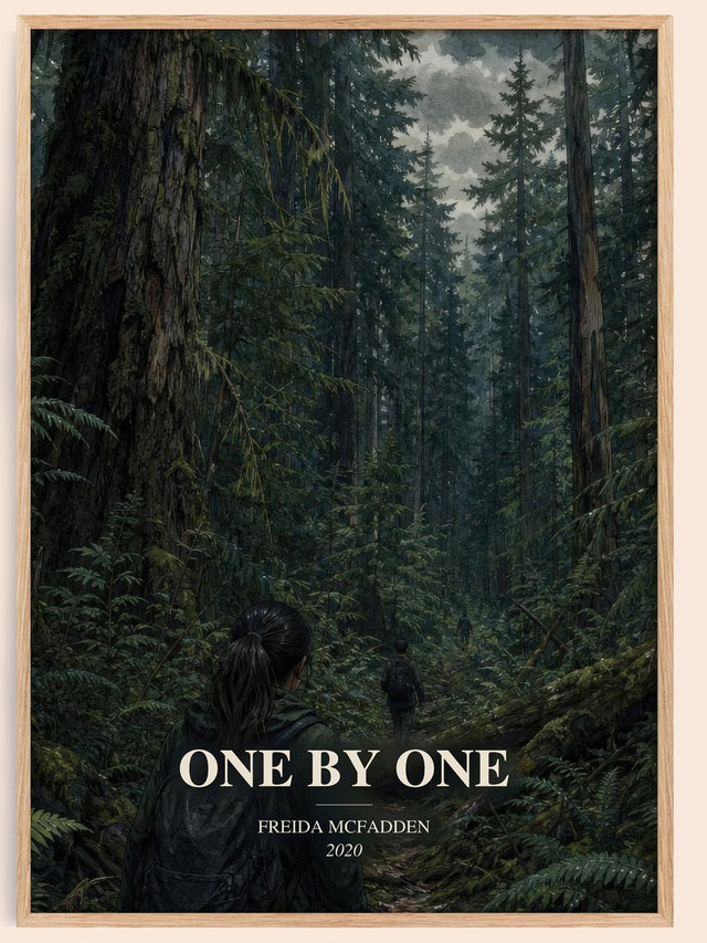 One By One Book Watercolour Illustration by Freida Mcfadden