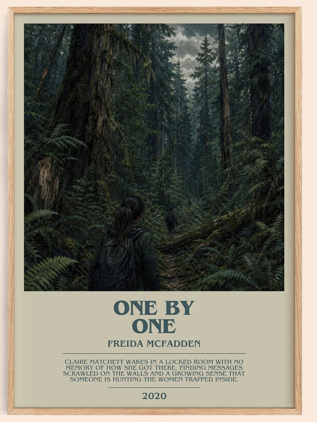 One By One Bookish Wall Art by Freida Mcfadden