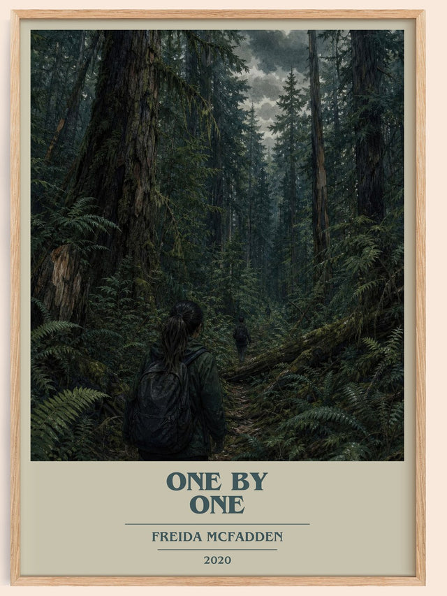 One By One Book Cover Poster by Freida Mcfadden