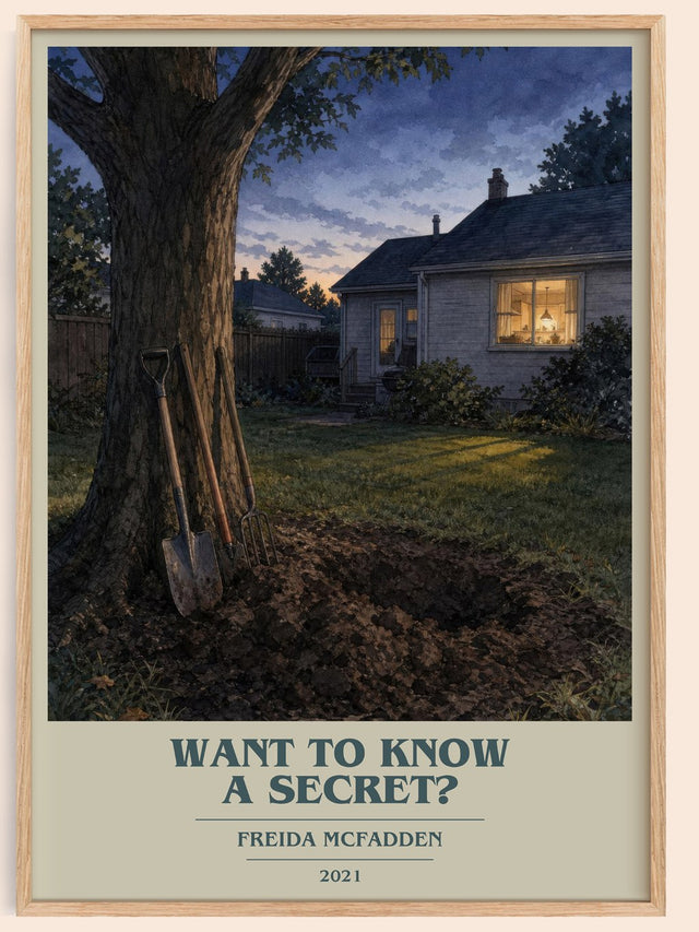 Want To Know A Secret? Book Cover Poster by Freida Mcfadden