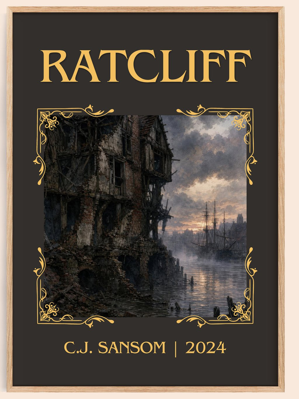 Ratcliff Classic Book Art Print by C.J. Sansom – book poster