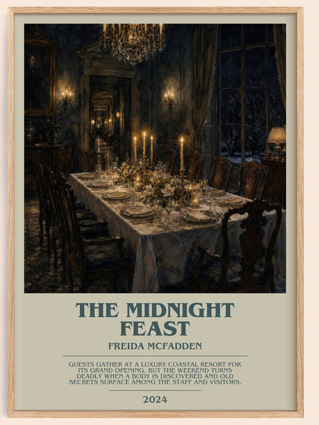 The Midnight Feast Bookish Wall Art by Freida Mcfadden