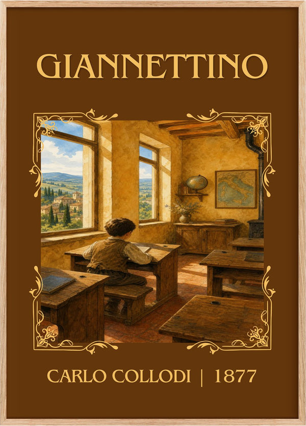 Giannettino Classic Book Art Print by Carlo Collodi