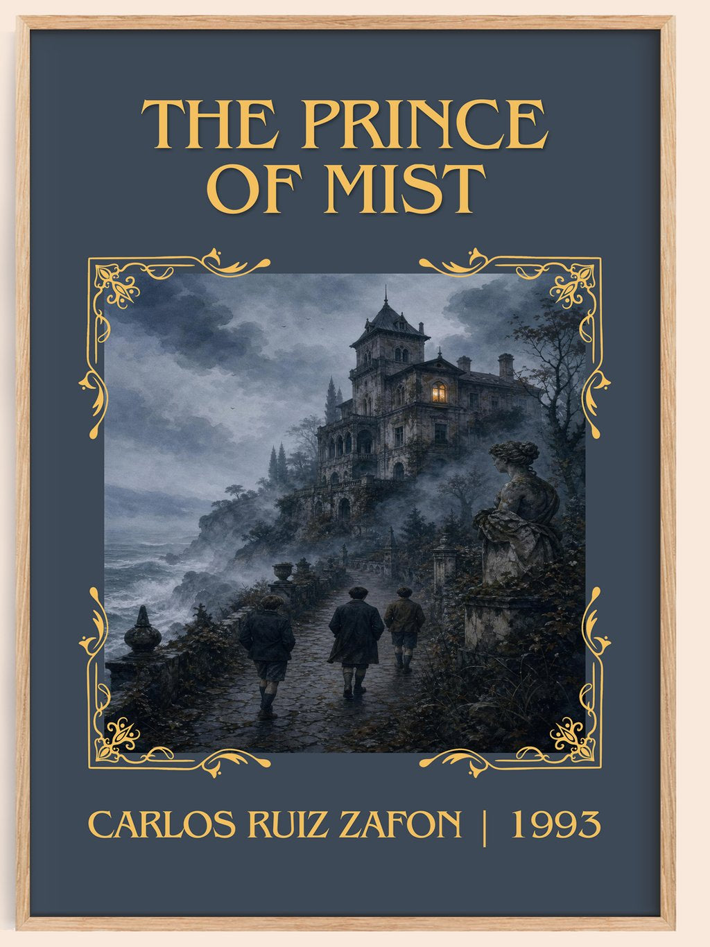 The Prince Of Mist Classic Book Art Print by Carlos Ruiz Zafón – book poster