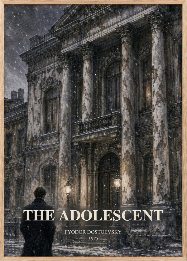 The Adolescent Book Watercolour Illustration by Fyodor Dostoevsky