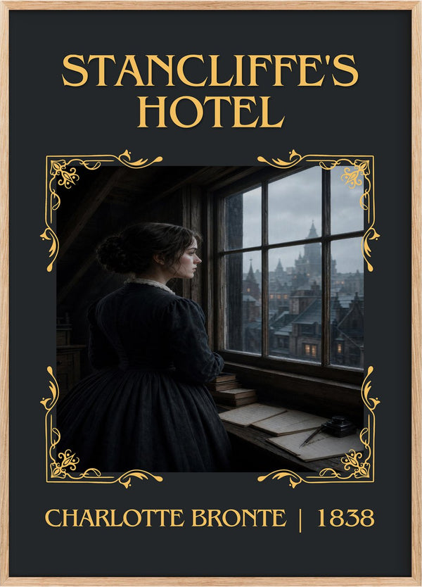 Stancliffe's Hotel Classic Book Art Print by Charlotte Brontë