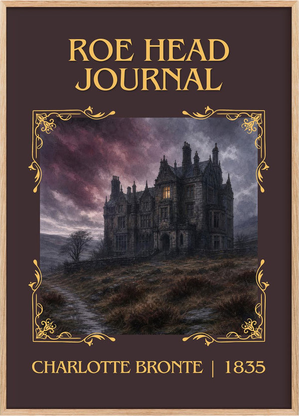 Roe Head Journal Classic Book Art Print by Charlotte Brontë