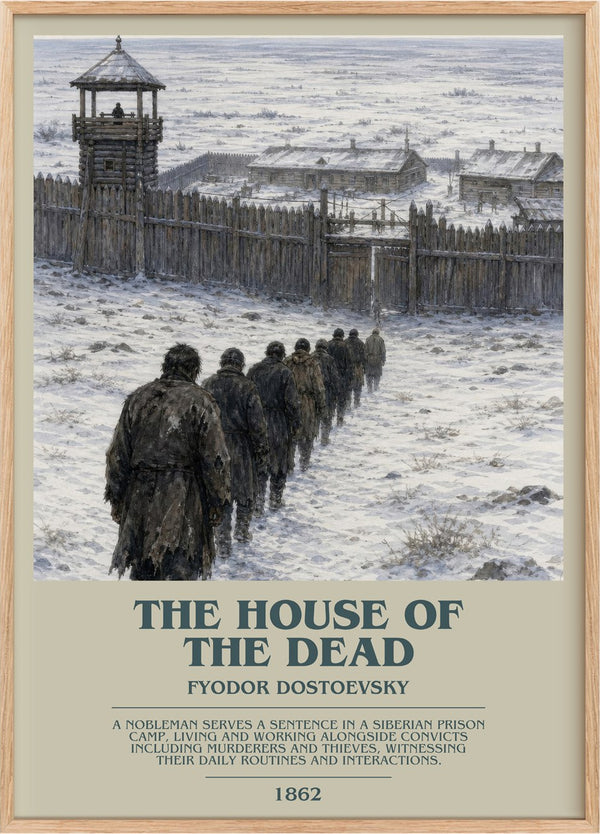 The House Of The Dead Bookish Wall Art by Fyodor Dostoevsky