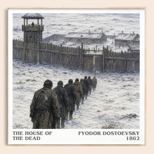 The House Of The Dead Literary Art Print by Fyodor Dostoevsky