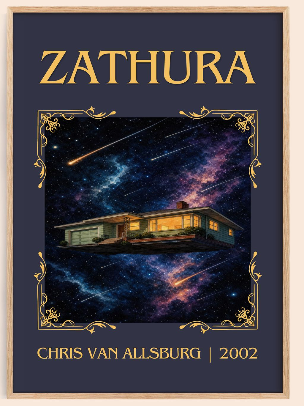 Zathura Classic Book Art Print by Chris Van Allsburg – book poster