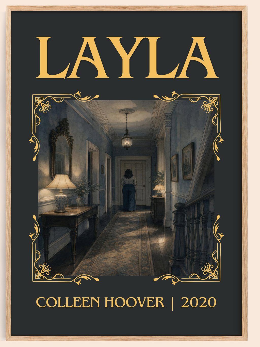 Layla Classic Book Art Print by Colleen Hoover – book poster