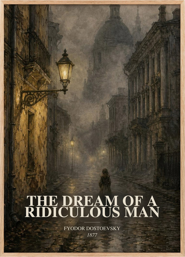 Dream Of A Ridiculous Man Book Watercolour Illustration by Fyodor Dostoevsky