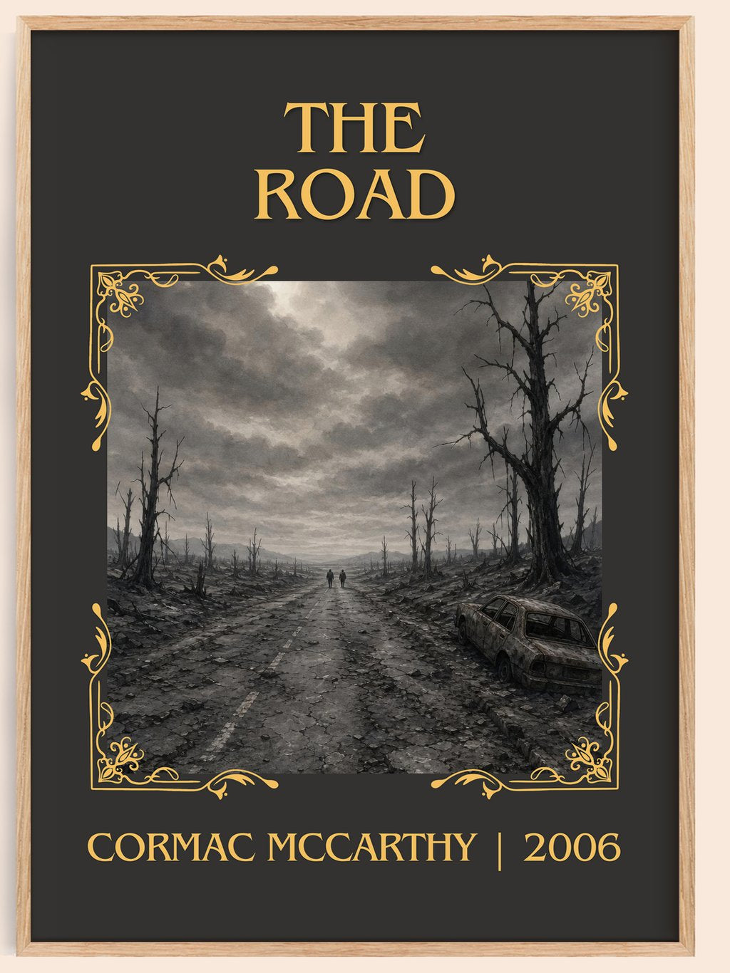 The Road Classic Book Art Print by Cormac Mccarthy – book poster