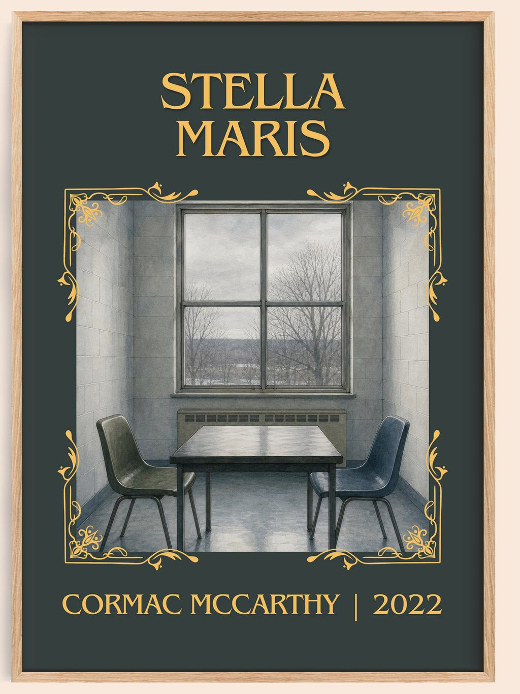 Stella Maris Classic Book Art Print by Cormac Mccarthy – book poster