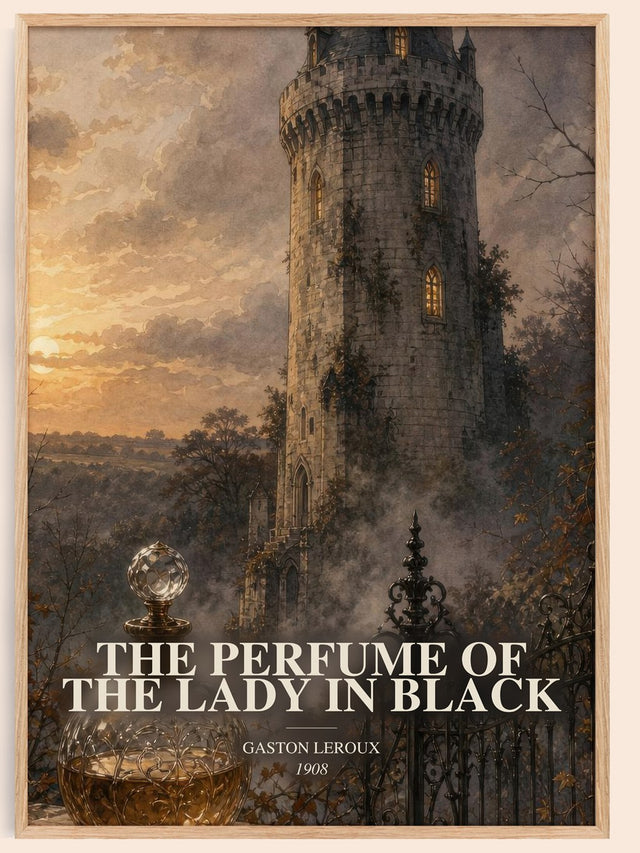 Perfume Of The Lady In Black Book Watercolour Illustration – G. Leroux