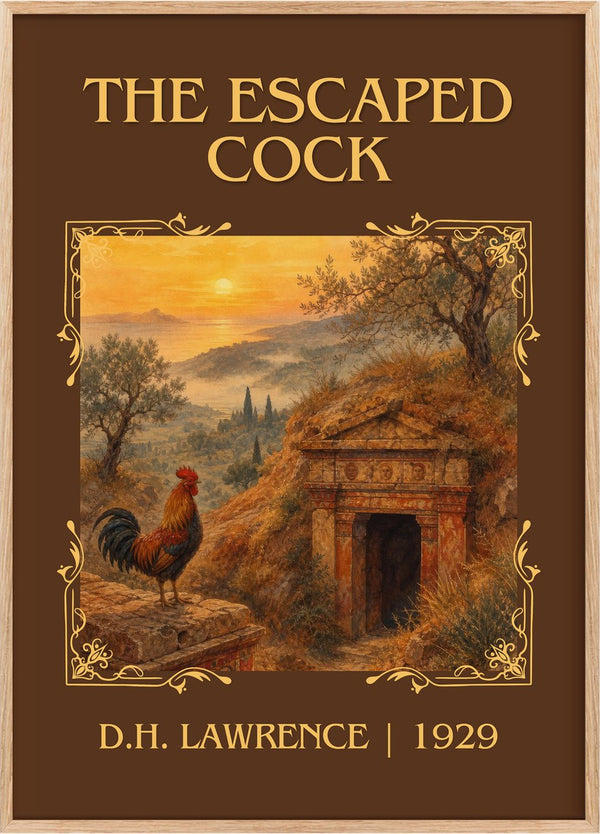 The Escaped Cock Classic Book Art Print by D.H. Lawrence