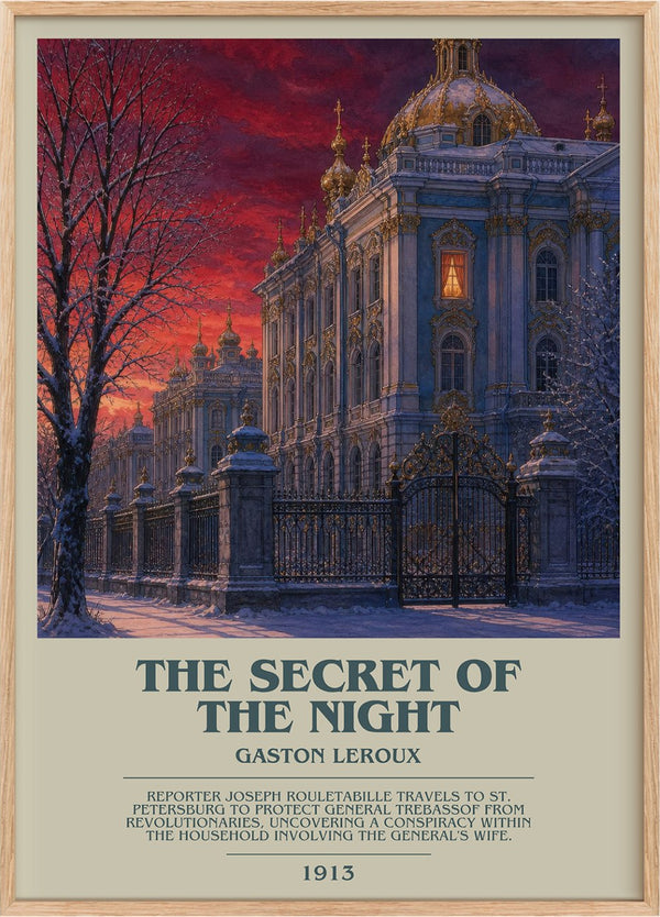 The Secret Of The Night Bookish Wall Art by Gaston Leroux