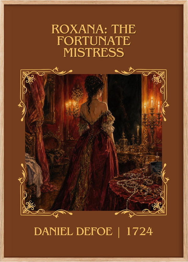 Roxana: The Fortunate Mistress Classic Book Art Print by Daniel Defoe