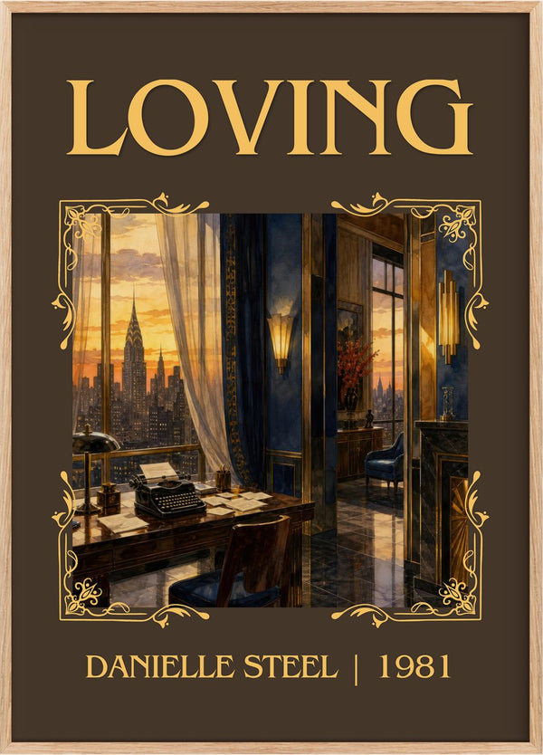 Loving Classic Book Art Print by Danielle Steel