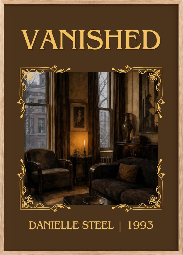 Vanished Classic Book Art Print by Danielle Steel