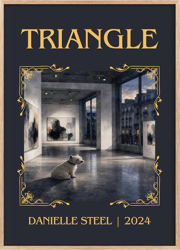 Triangle Classic Book Art Print by Danielle Steel