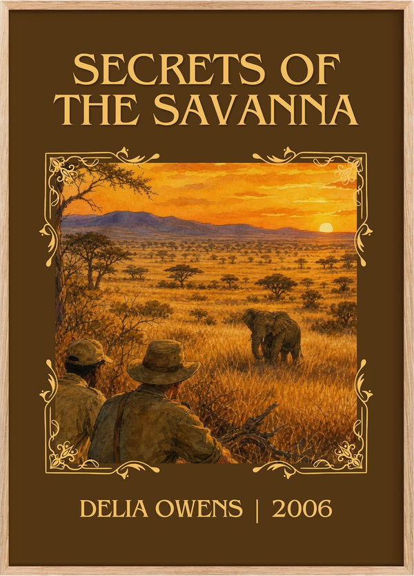 Secrets Of The Savanna Classic Book Art Print by Delia Owens