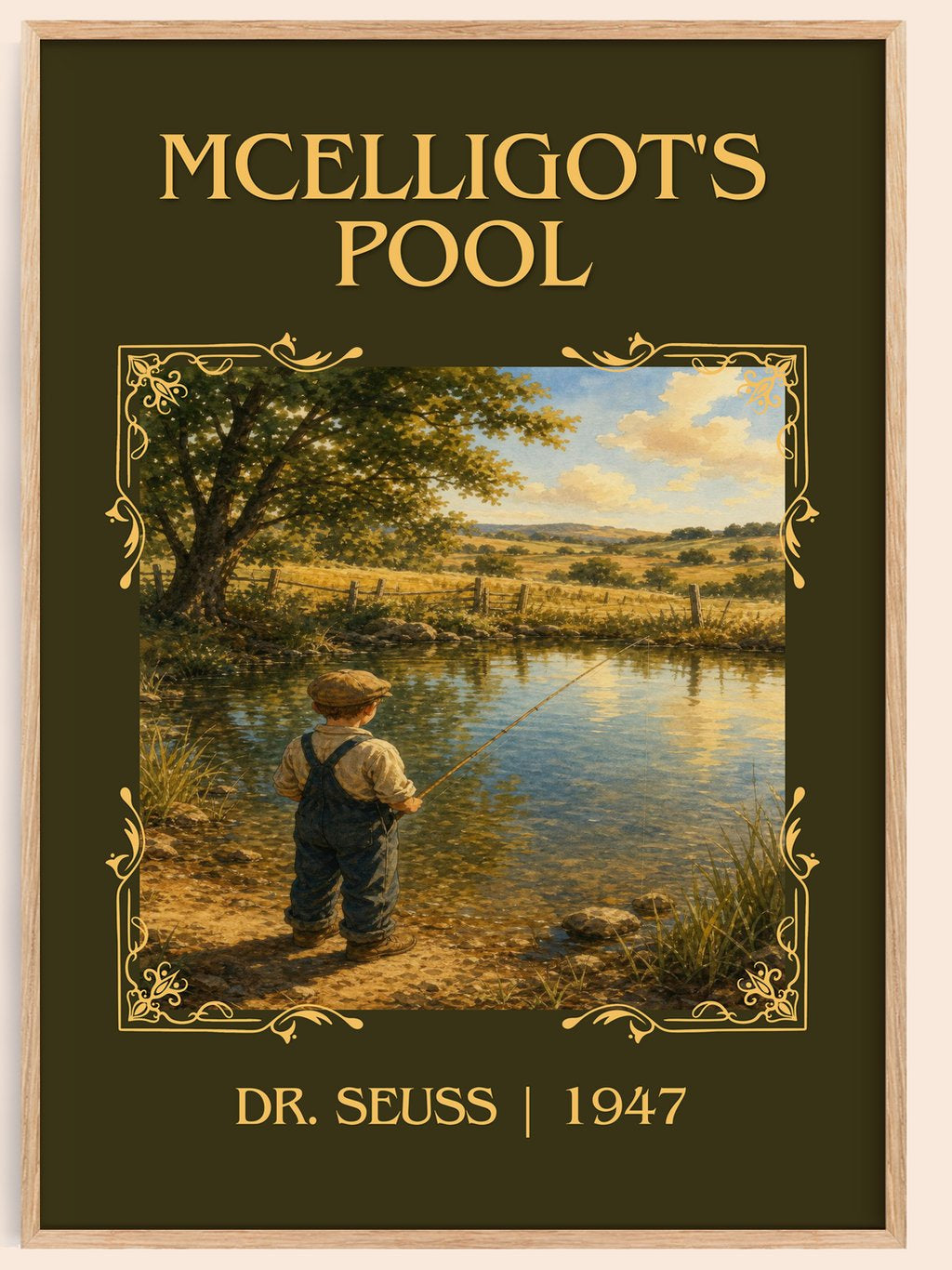 Mcelligot'S Pool Classic Book Art Print by Dr. Seuss – book poster