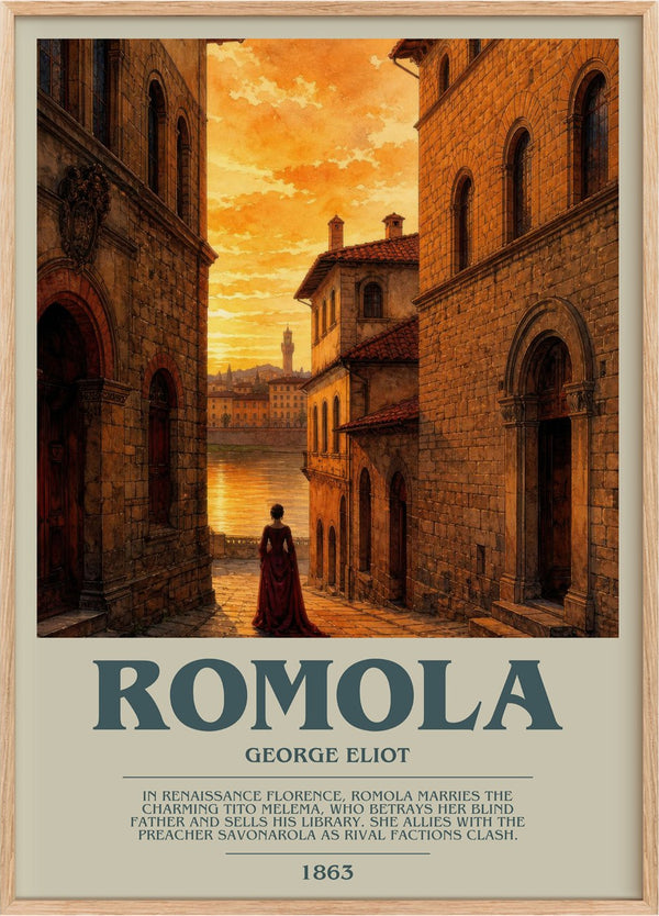 Romola Bookish Wall Art by George Eliot