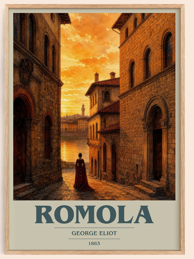 Romola Book Cover Poster by George Eliot
