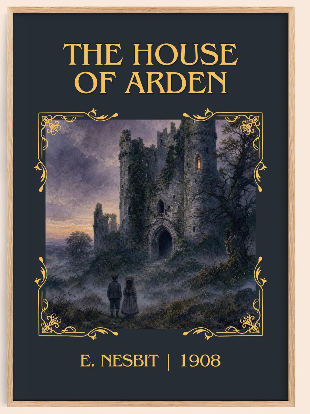 The House Of Arden Classic Book Art Print by E. Nesbit – book poster