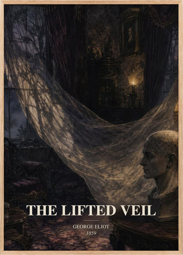 The Lifted Veil Book Watercolour Illustration by George Eliot