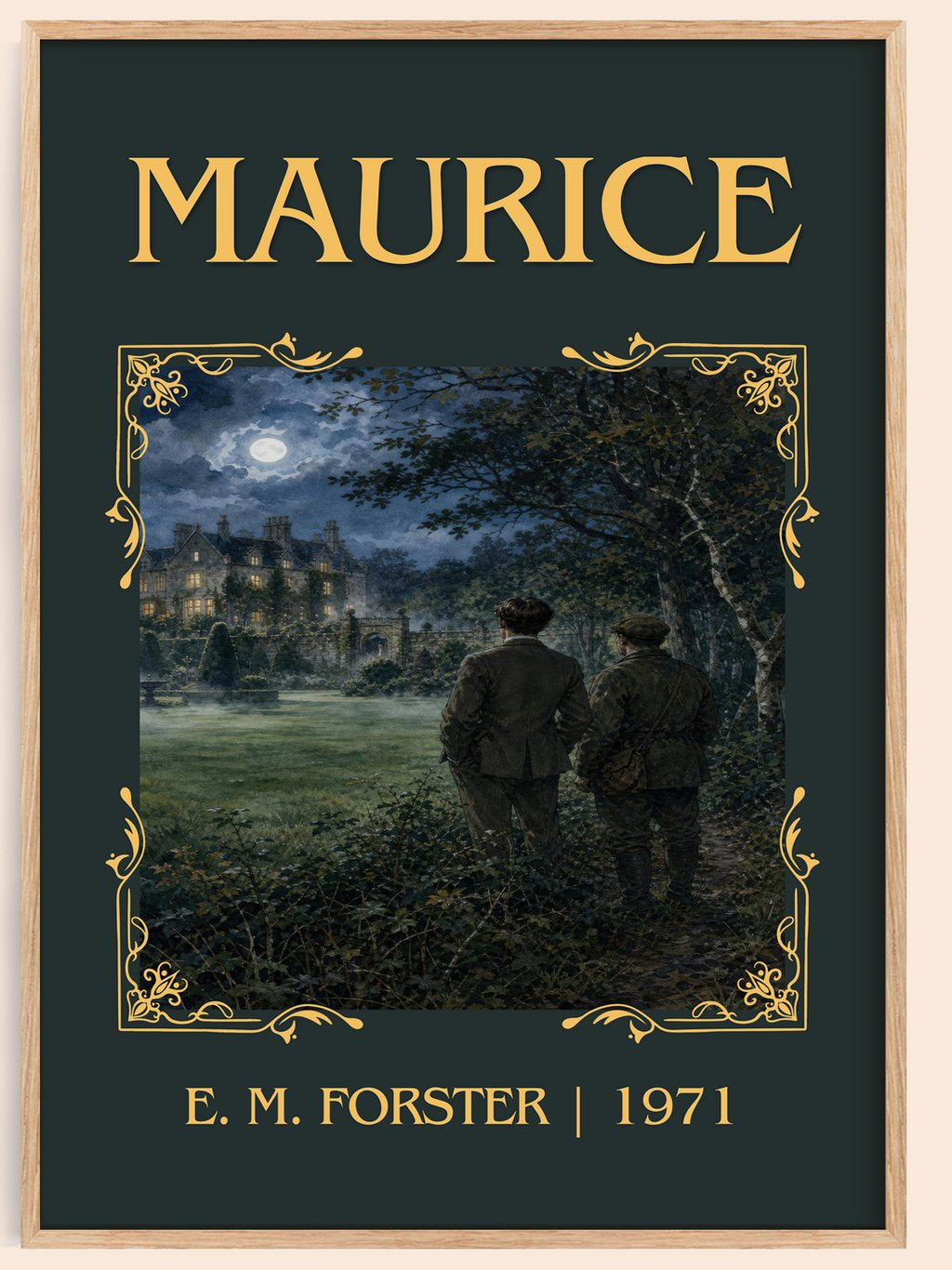 Maurice Classic Book Art Print by E. M. Forster – book poster