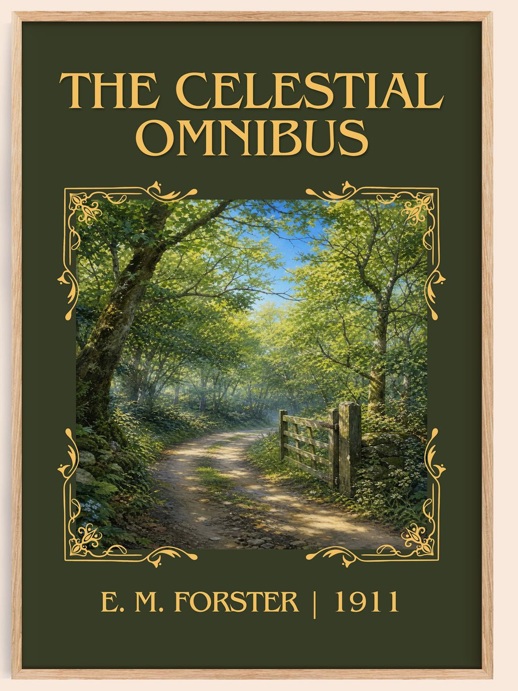 The Celestial Omnibus Classic Book Art Print by E. M. Forster – book poster