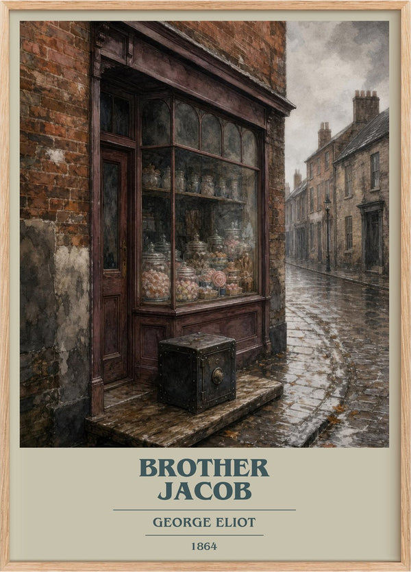 Brother Jacob Book Cover Poster by George Eliot