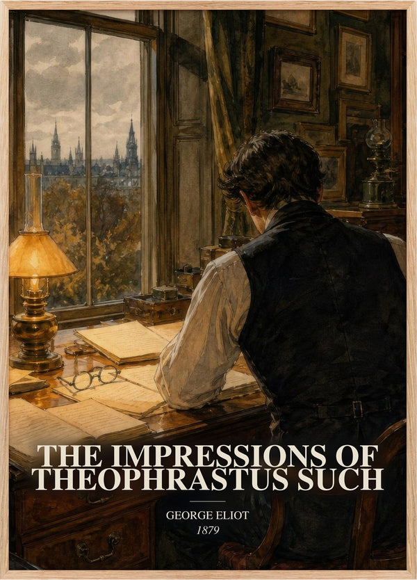 Impressions Of Theophrastus Such Book Watercolour Illustration by George Eliot
