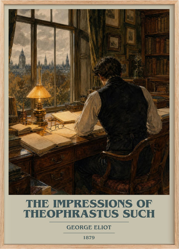 The Impressions Of Theophrastus Such Book Cover Poster by George Eliot