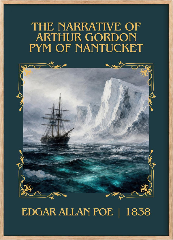 Narrative Of Arthur Gordon Pym Of Nantucket Classic Book Art Print by Edgar Allan Poe