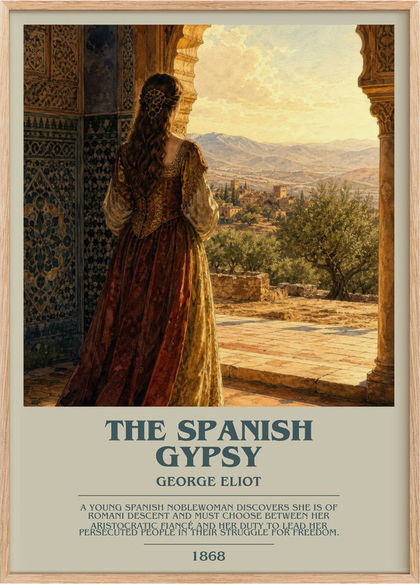 The Spanish Gypsy Bookish Wall Art by George Eliot