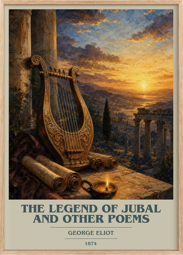 The Legend Of Jubal And Other Poems Book Cover Poster by George Eliot