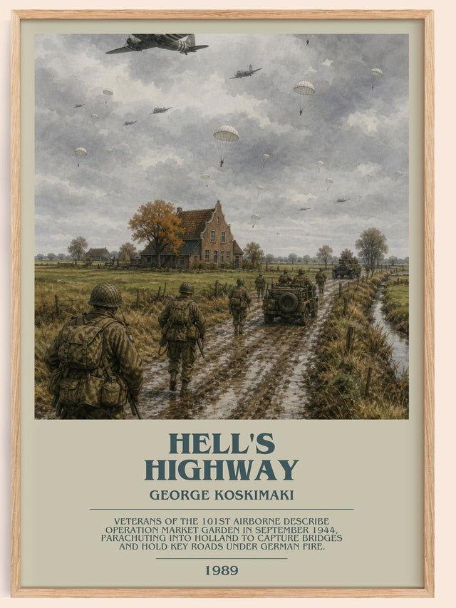 Hell'S Highway Bookish Wall Art by George Koskimaki