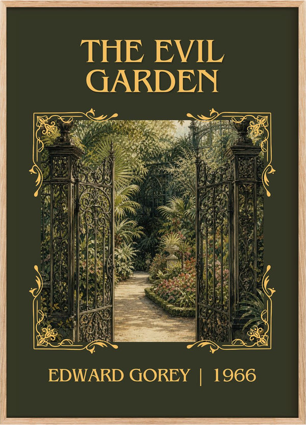 The Evil Garden Classic Book Art Print by Edward Gorey